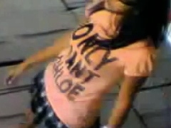 Indonesian Babe's Striptease