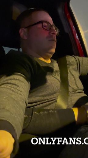 Mutual handjob while driving