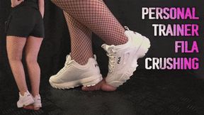 Personal Trainer Cock Trample in FILA Shoes (Edited Version) - Tamystarly - Balls Crush, CBT, Bootjob, Trampling, Shoejob, Stomping