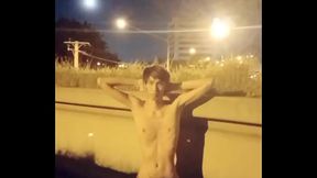 Exposed on the overpass