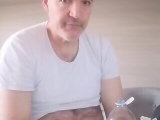 Hairy Ass and Piss and a Cumshot for My French Friend
