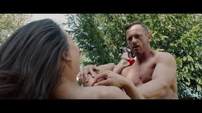 french cassie del isla deep fucked in her ass outdoor and swallow dorian his big cumload.