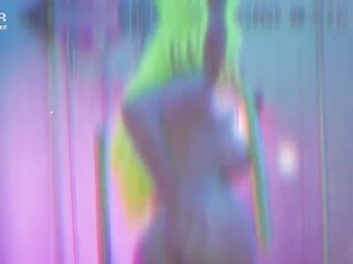 Hawt gal with ideal body taking shower