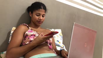 Colombian Cutie JohannaSK Seduces Computer Technician