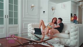 oops... cum inside wife s step sister!? husband fucks two step sis in share bed - audrey reid x mrcat
