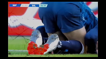 Piernas y cola de futbolista muy bueno