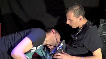 724 sneaker lick and feet sex in backroom with badboys