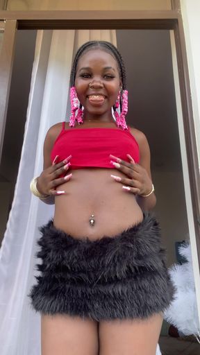 Fun Girl in Braces Unwinds and Shows Off Her Mischief