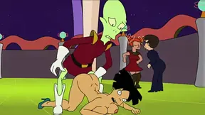 Futurama's Bender and Fry in 3D hentai parody