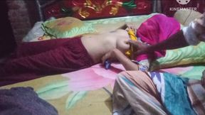 Bangladeshi stepsister give me massage. me give a massage his bobs