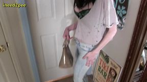 wetting your pants with jay outside bathroom