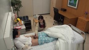 Horny Asian has hardcore sex in a hospital