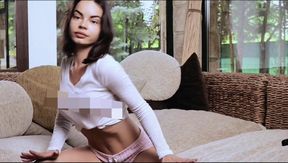 TRANSPARENT YOGA | Chest opening | sheer top