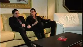 2 Hard Cocks for This Blonde′s Ass