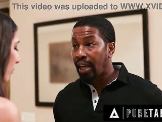 PURE TABOO Grieving Dude Shocked As Mistresse Aria Sloane Presents Herself & Craves To Attend Funeral