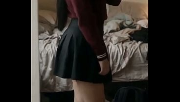 La Nueva COLEGIALA CULONA de la ESCUELA T&eacute_cnica!! Que Sabroso CULO de la morrita, Es Timida Pero me la Estoy Cogiendo! Me Corri En Su Culo!! Video casero!