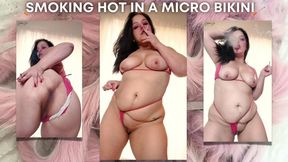 Smoking Hot in Micro Bikini