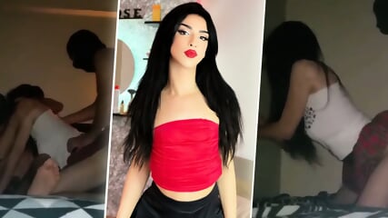 Morokkan femboy Ryan at a group sex party with Gulf tourists