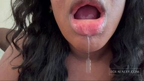 Bare Lip Drool and Spit