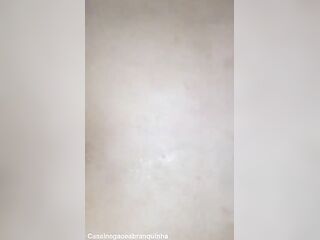 Woman with a cuckold husband getting fucked in the ass by two studs without a jo-bag.