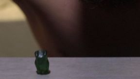 Swallowing a lonely little green