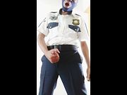006 Policía Uniform Sólo Cum Lechazo