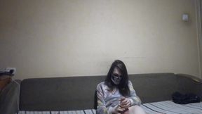 CD Sissy Femboy Couch Cum Gush Destroyed Balls