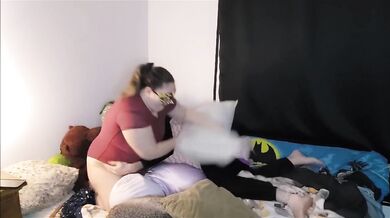 Pillow Fight Gone Wild in HD Reality Porn