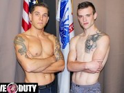 ActiveDuty - Twunk Scott Finn Gives It Raw To New Recruit