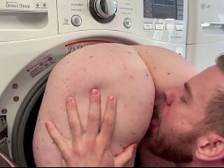 Banging My Pawg Stepmom STUCK in the Washing Machine - Steve Rickz, Bigbootyandbeast