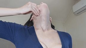 sensual neck treatment