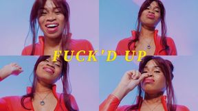 FUCK'D UP- Ebony Femdom Goddess Rosie Reed Slave Mind Fuck Domination Sniffing Instructions- 1080p HD