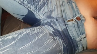 Alice - pissing myself in jeans. Why get out of bed to pee when your comfy?