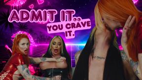 Admit it.. you CRAVE it. Encouraged Bi milking with Rubber Rose