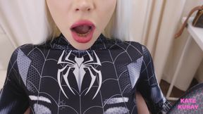 Kate Kuray Gets Fucked in a Spiderman Costume