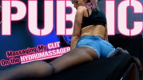 Risky Flicks - HydroMassager - GoddessBBGRL Gets Herself Off at the Salon! - MOBILE VERSION