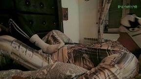 Playing Puppies Wrestling, Feet Worship and Teasing in the Bedroom Part 1