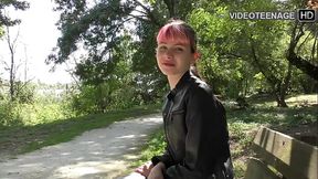 cute 18 years Luna does anal porn casting