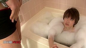 Hara Akina And Akina Hara In Sultry Jav Star Gives Blowjob While Soaking Warm Bathtub Blissfully