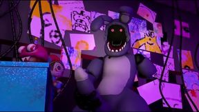 Bonnie gets destroyed jerking off for the crowd animation