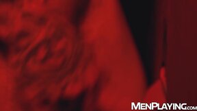Hunk Rocky Vallarta devours Tony D'Angelos cock through a gloryhole