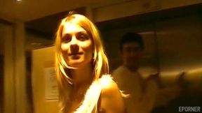 Blonde vixen ignites vintage oral passion under sultry blanket