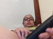 Hand and flashlight