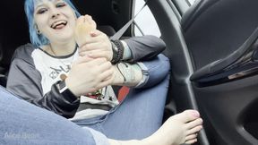 CAR FOOT WORSHIP