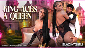 BLACK TGIRLS - King Aces a Queen