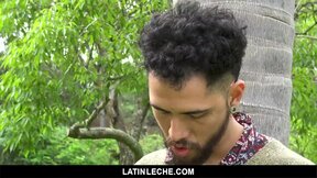 ”LatinLeche - A Hot Latino Stud Gets His Cock Sucked By The Beach”