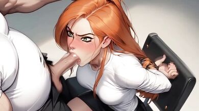 gets her Bleach hentai soaked raw while watches