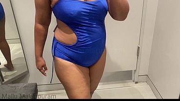 Trying Sexy Dresses In Trail Room And Fingering orgasm From Shopping Mall Trail Room, Malappuram, Kerala