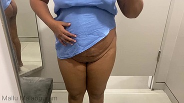 Trying Sexy Dresses In Trail Room And Fingering orgasm From Shopping Mall Trail Room, Malappuram, Kerala