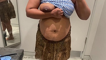 Trying Sexy Dresses In Trail Room And Fingering orgasm From Shopping Mall Trail Room, Malappuram, Kerala